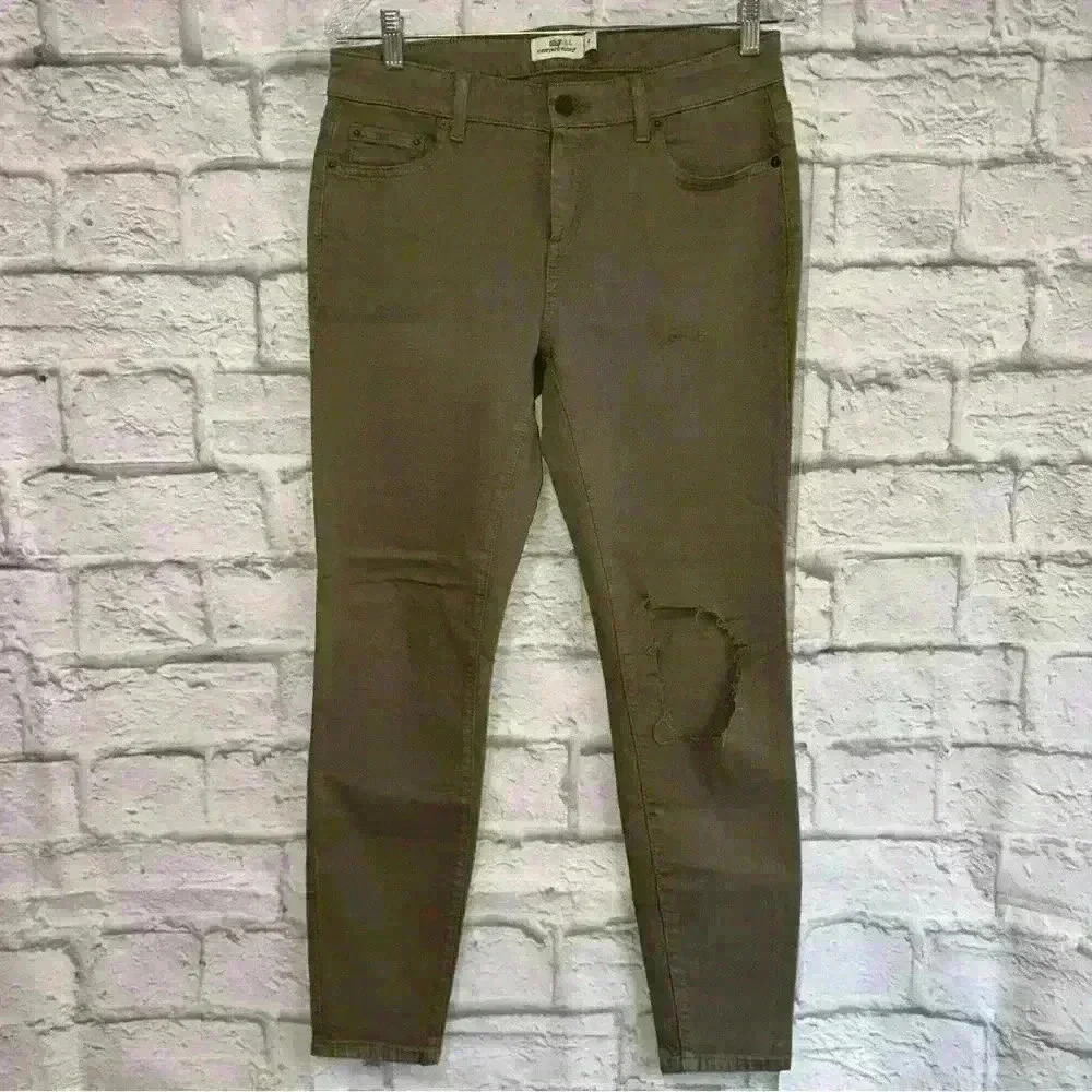 Vineyard Vines Cypress Green Skinny Jeans 8